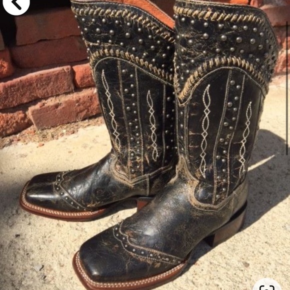 Dan Post Shoes - Dan Post Amped Distressed Cowboy Boots